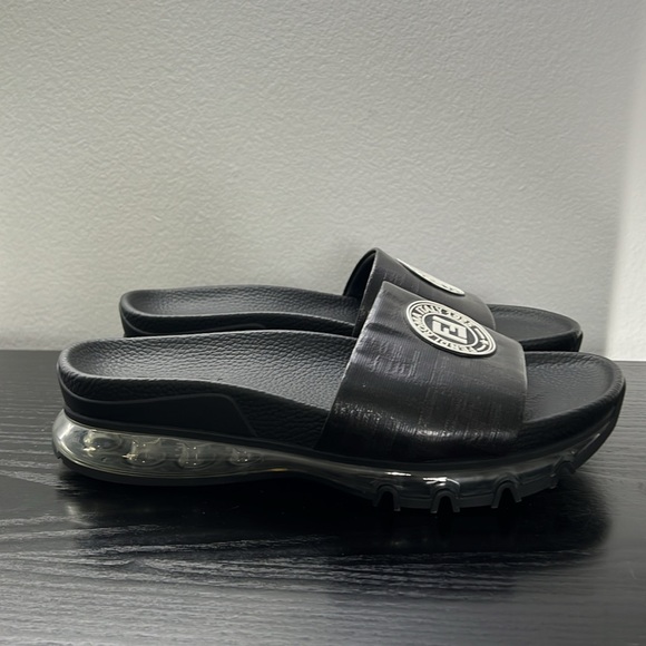 AUTHENTIC FENDI FF Monogrammed Men’s Slides - Picture 2 of 7